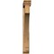 Ekena Millwork Imperial Traditional Rough Sawn Bracket w/ Offset Brace, Western Red Cedar, 6"W x 42"D x 48"H BKT0604X42X48IMP01RWR - alternate 4